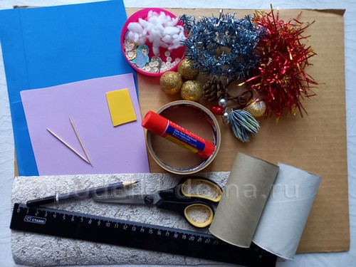 Как сделать свечу из картона и фоамирана — 3 МК Как сделать свечу из картона и фоамирана — 3 МК