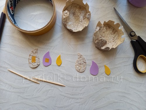 Как сделать свечу из картона и фоамирана — 3 МК Как сделать свечу из картона и фоамирана — 3 МК