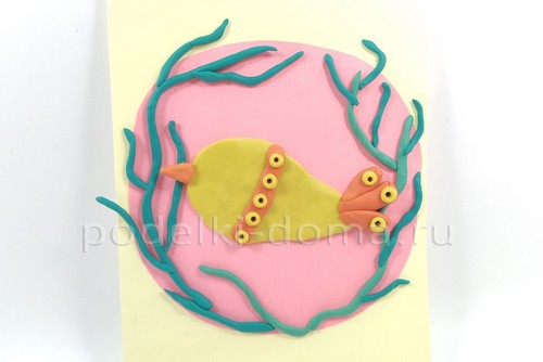 Аппликация из пластилина «Птичка» Аппликация из пластилина «Птичка»