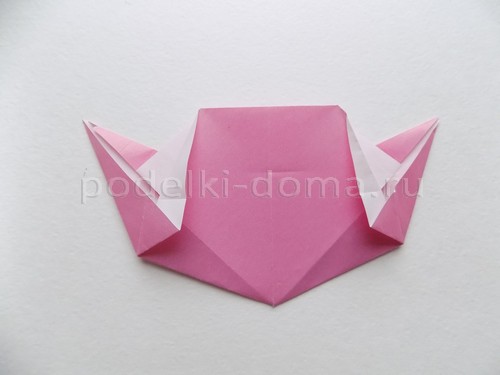 Зайчик из бумаги (оригами)