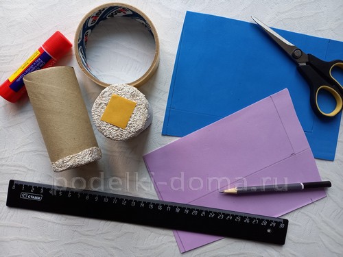 Как сделать свечу из картона и фоамирана — 3 МК Как сделать свечу из картона и фоамирана — 3 МК