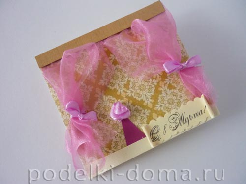 Новогодняя открытка «Окошко»