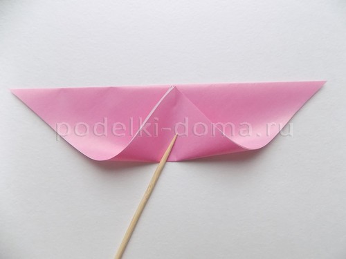 Зайчик из бумаги (оригами)