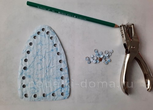 Лодочка-конфетница из бумажной лозы