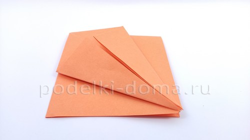 Кленовый лист из бумаги, оригами