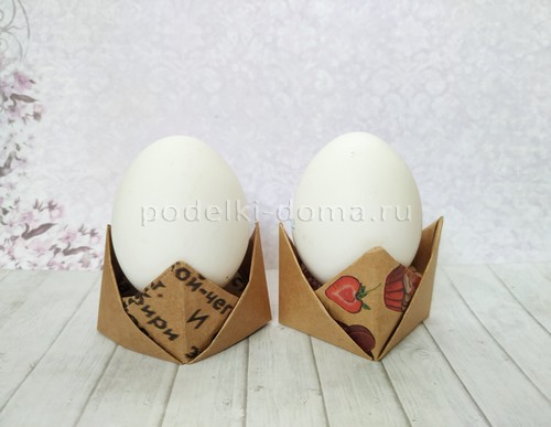 Пасхальный пакетик из картона Пасхальный пакетик из картона