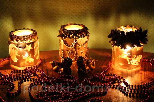 Как сделать свечу из картона и фоамирана — 3 МК Как сделать свечу из картона и фоамирана — 3 МК