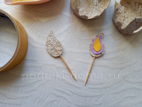 Как сделать свечу из картона и фоамирана — 3 МК Как сделать свечу из картона и фоамирана — 3 МК