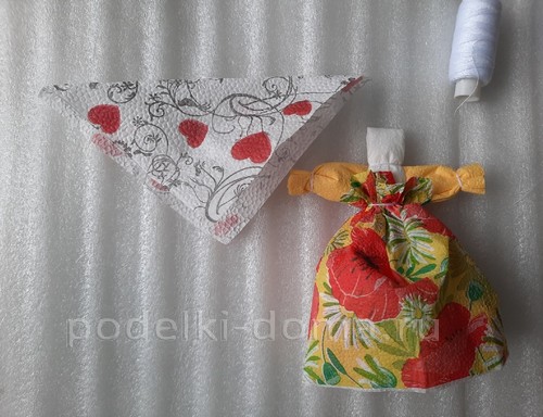 Куклы из бумажных салфеток