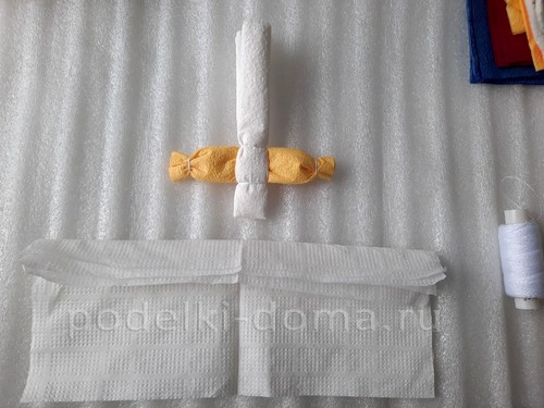 Куклы из бумажных салфеток