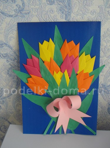 Кленовый лист из бумаги, оригами