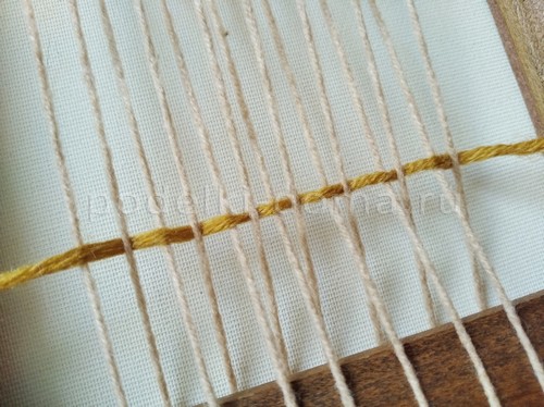 Тканая салфетка без станка