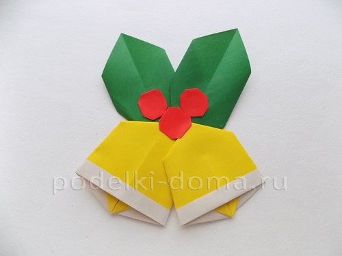 Колокольчики из бумаги (оригами)