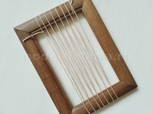 Тканая салфетка без станка