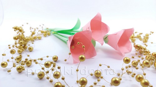 Кленовый лист из бумаги, оригами