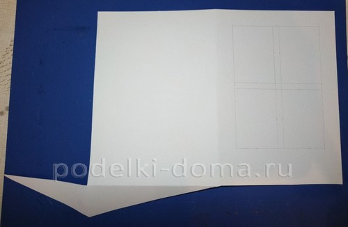 Новогодняя открытка «Окошко»