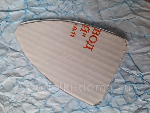 Лодочка-конфетница из бумажной лозы