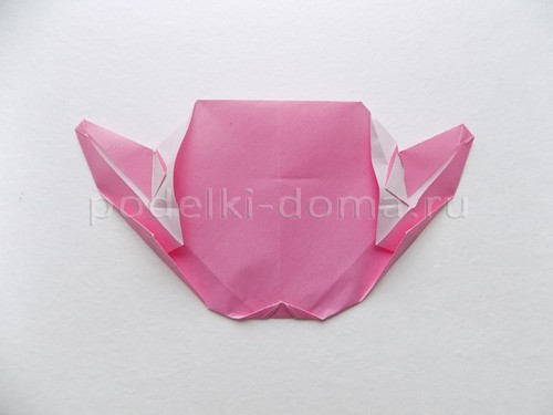 Зайчик из бумаги (оригами)