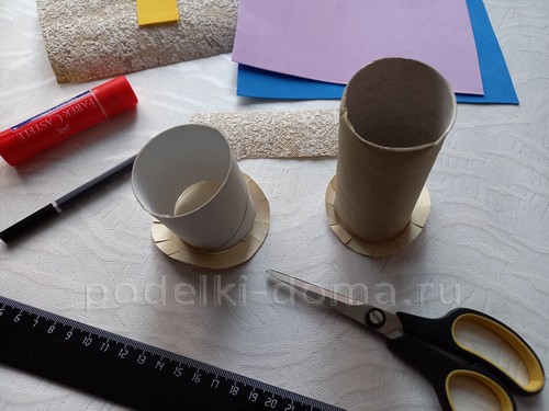 Как сделать свечу из картона и фоамирана — 3 МК Как сделать свечу из картона и фоамирана — 3 МК