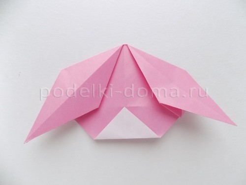 Зайчик из бумаги (оригами)