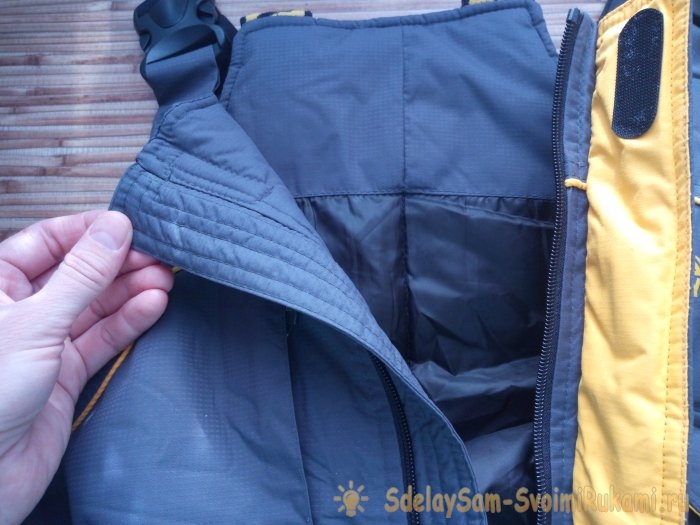 Как самостоятельно заменить молнию в утеплённом полукомбинезоне Как самостоятельно заменить молнию в утеплённом полукомбинезоне