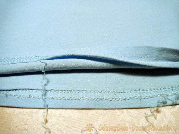 Отремонтировать Нельзя Выбросить. Или как исправить неровный низ в трикотажной футболке