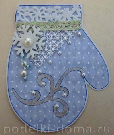 Новогодняя открытка «Окошко»